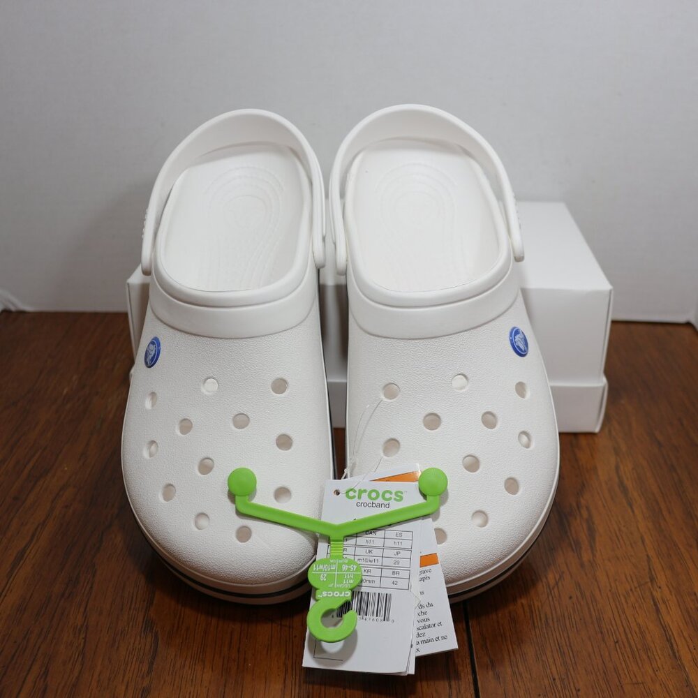 White Crocband™ Collection Croc.